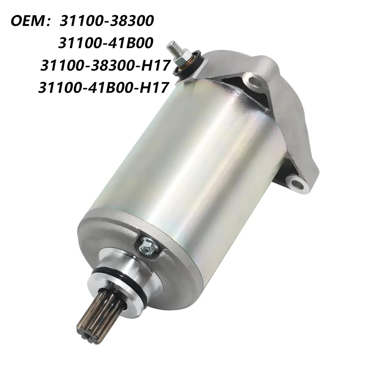 Стартер 31100-38300 31100-41B00, 31100-38300-H17 31100-41B00-H17 для Suzuki GN250 TU250 TU250X LT250 LT250EF Quadrunner 250
Стартер 31100-38300 31100-41B00, 31100-38300-H17 31100-41B00-H17 для Suzuki GN250 TU250 TU250X LT250 LT250EF Quadrunner 250