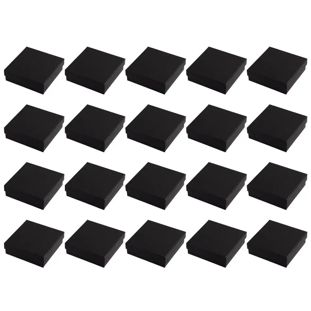 20 Pcs Small Jewelry Gift Boxes with Lids Cardboard Jewellery Cover Necklace For Black Packaging Earring
20 Pcs Small Jewelry Gift Boxes with Lids Cardboard Jewellery Cover Necklace For Black Packaging Earring