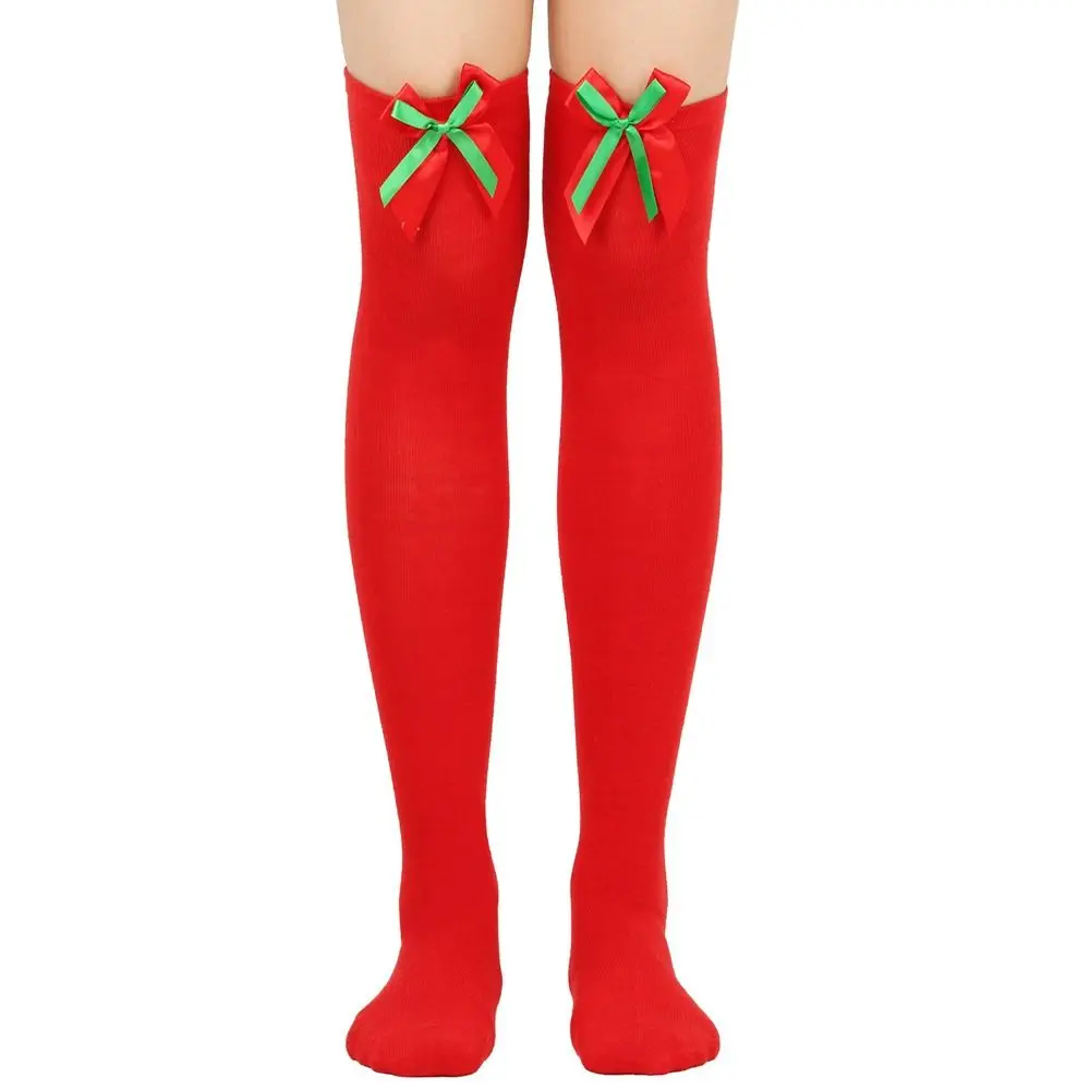 Contrast Color Bows Striped Knee High Socks Thigh Stockings Women Stockings Winter Over Knee Socks Christmas Socks Hosiery
Contrast Color Bows Striped Knee High Socks Thigh Stockings Women Stockings Winter Over Knee Socks Christmas Socks Hosiery