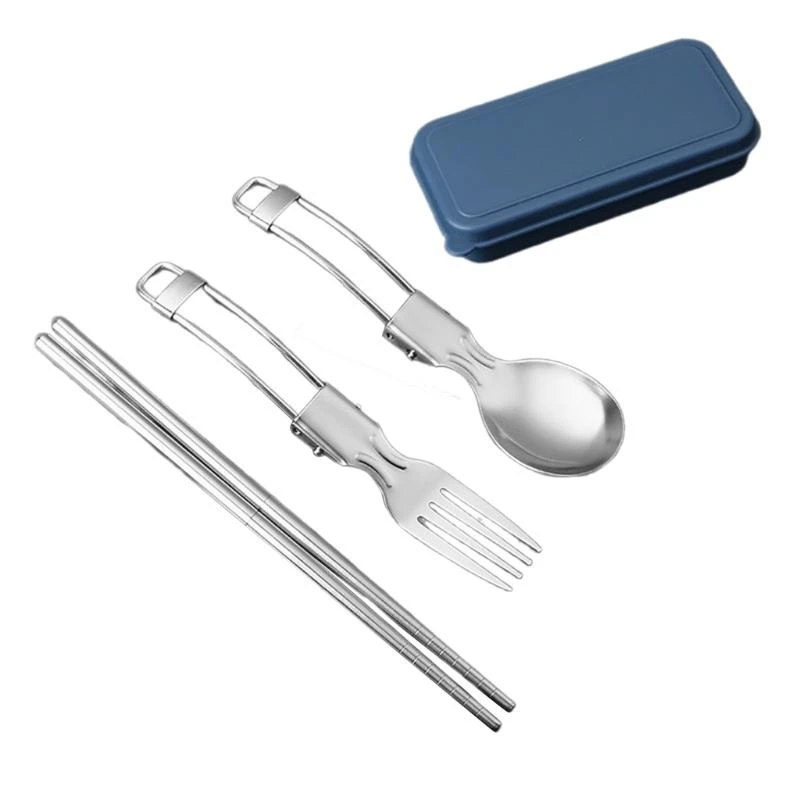 Cutlery Set with Portable Box Stainless Flatwares Camping Utensils Set Outdoor 
Cutlery Set with Portable Box Stainless Flatwares Camping Utensils Set Outdoor