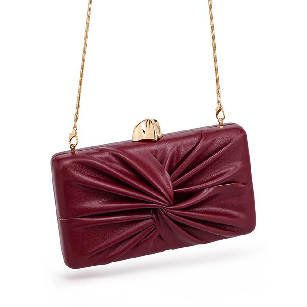 Rectangular PU Leather Women Clutch Bag Solid Color Ruched Design Shoulder Bag Party Evening Bags High Quality Underarm Bags
Rectangular PU Leather Women Clutch Bag Solid Color Ruched Design Shoulder Bag Party Evening Bags High Quality Underarm Bags