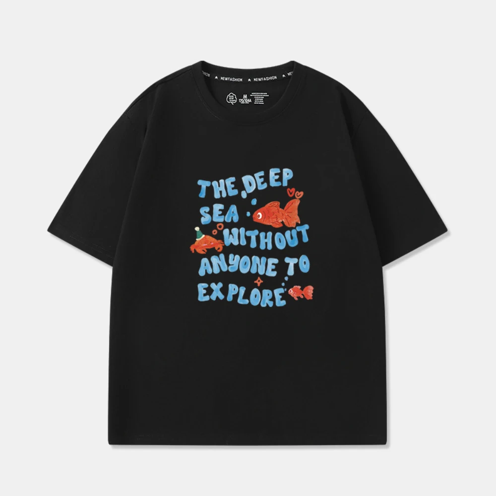 Cute Cartoon Letter Print T-Shirts for Women Summer Korean Ins O-Neck Loose Tops Short Sleeve Oversized All-Match Casual Tees
Cute Cartoon Letter Print T-Shirts for Women Summer Korean Ins O-Neck Loose Tops Short Sleeve Oversized All-Match Casual Tees