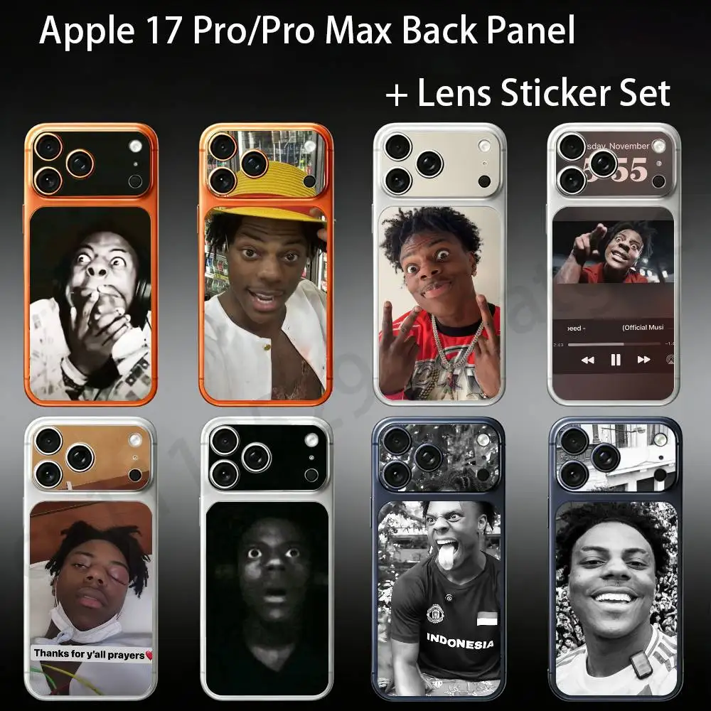 I-IShowSpeed Face 2026 For iPhone 17proMax/17pro Full Cover Decal Skin Wrap Colorful Rear Protective Sticker Film
I-IShowSpeed Face 2026 For iPhone 17proMax/17pro Full Cover Decal Skin Wrap Colorful Rear Protective Sticker Film