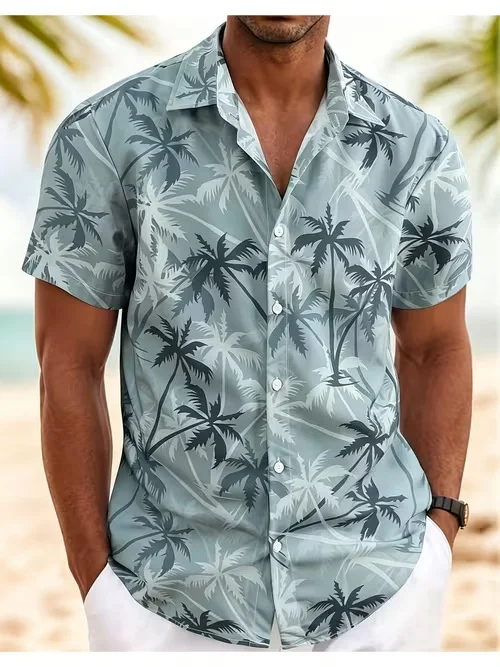 High End Atmospheric Men's Shirt Elegant Short Sleeved 3D Printed Top Women's Printed Holiday Vacation Beach Couple Shirt
High End Atmospheric Men's Shirt Elegant Short Sleeved 3D Printed Top Women's Printed Holiday Vacation Beach Couple Shirt