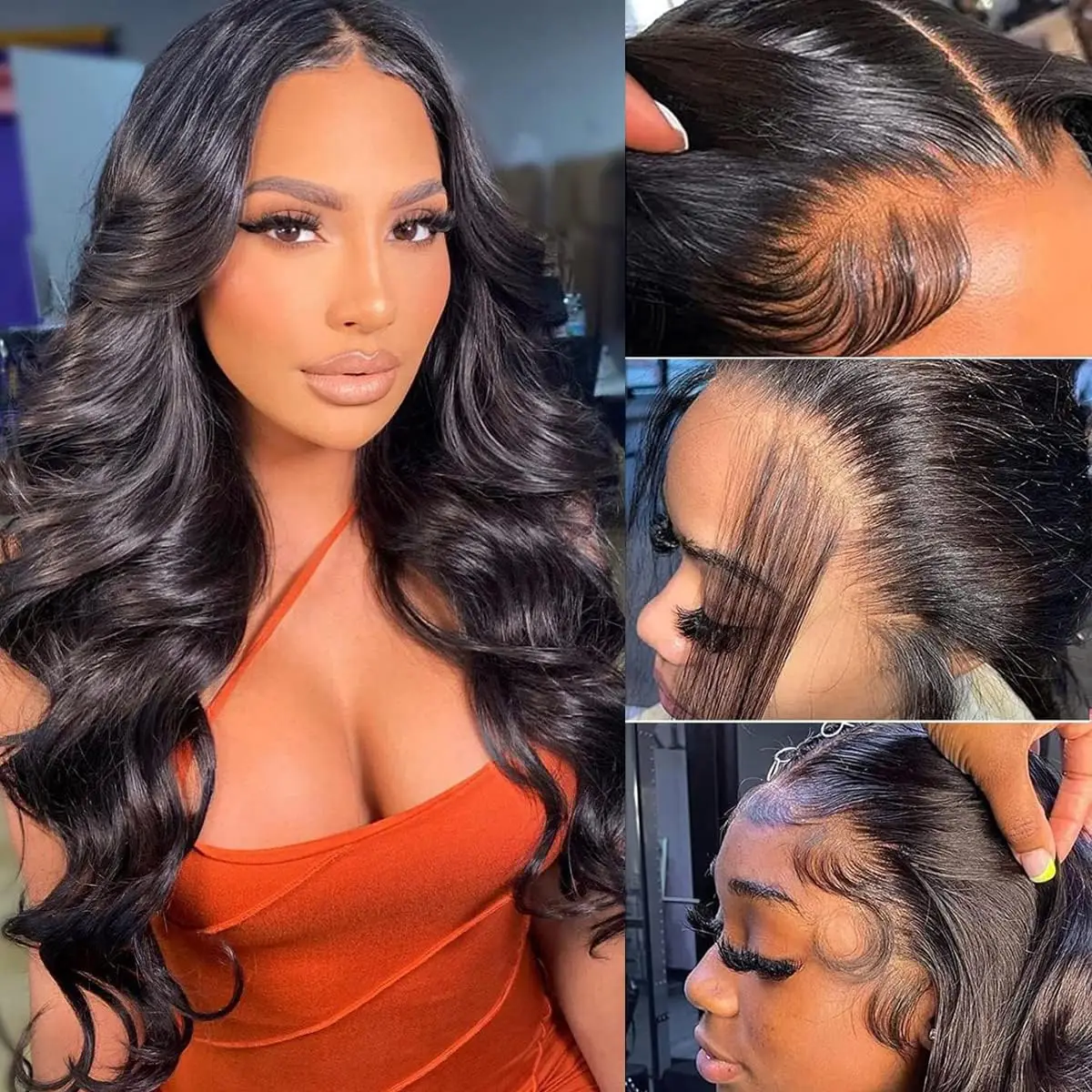 30 Inch Body Wave Wig 13x4 HD Lace Front Wigs Human Hair Glueless Wigs Pre Plucked With Baby Hair Natural Color 180% Density
30 Inch Body Wave Wig 13x4 HD Lace Front Wigs Human Hair Glueless Wigs Pre Plucked With Baby Hair Natural Color 180% Density