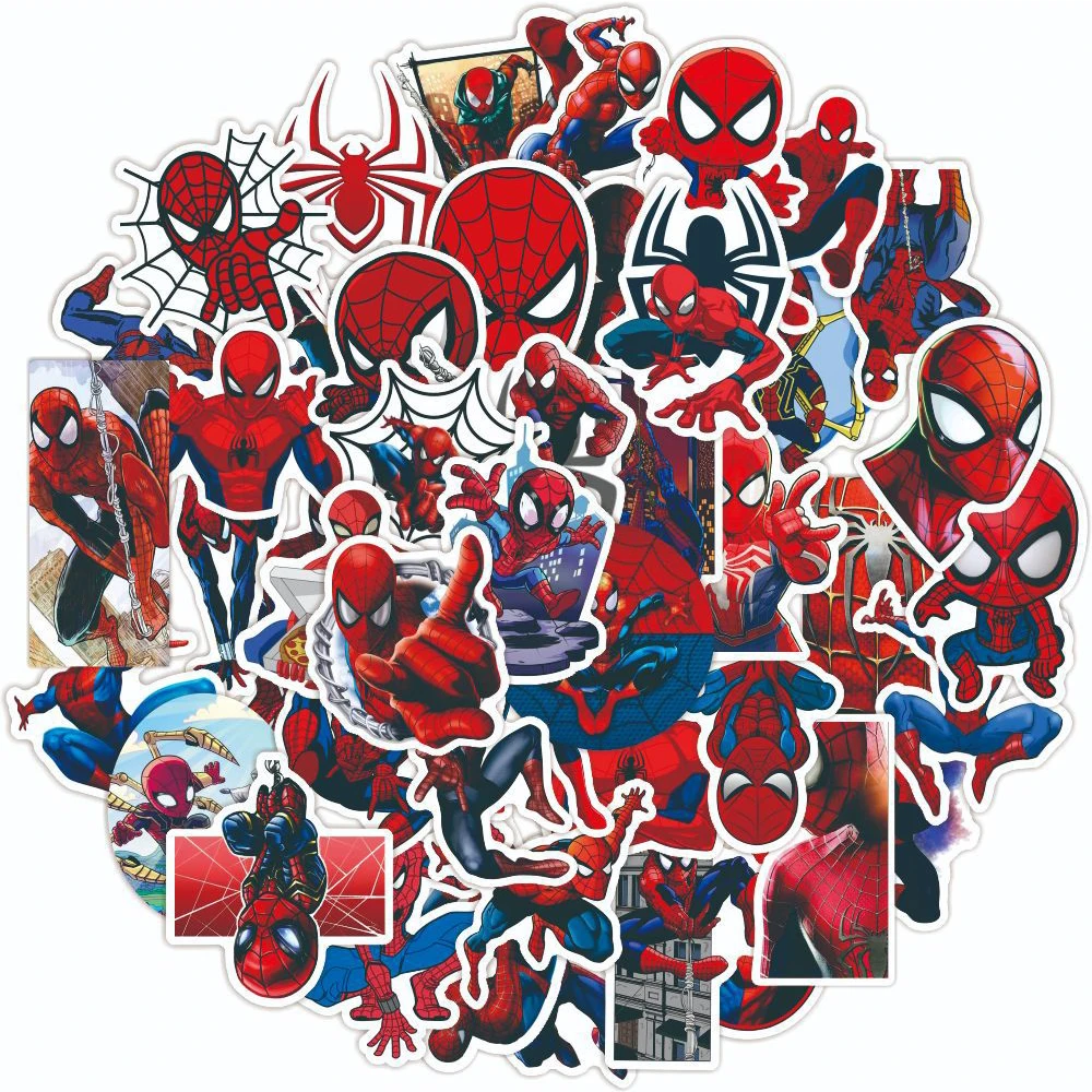 10/30/50PCS Disney Cartoon Spiderman Stickers for Kids Toys Waterproof Cool Anime Sticker Decals DIY Skateboard Luggage Car Bike
10/30/50PCS Disney Cartoon Spiderman Stickers for Kids Toys Waterproof Cool Anime Sticker Decals DIY Skateboard Luggage Car Bike