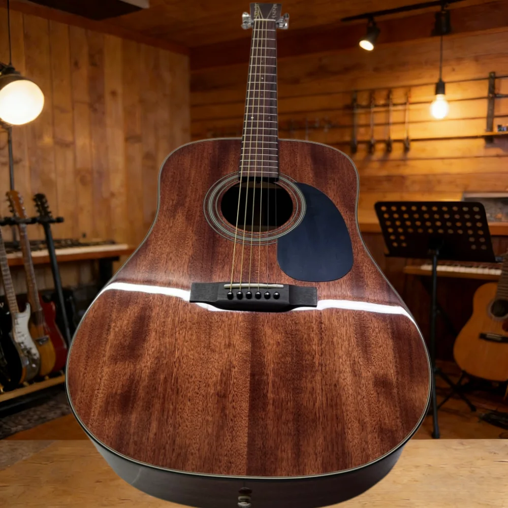 Dark Brown D-19 Acoustic Guitar with 6 Strings Rosewood Fingerboard
Dark Brown D-19 Acoustic Guitar with 6 Strings Rosewood Fingerboard