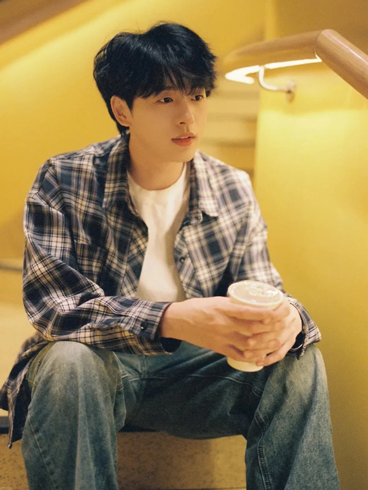 Blue Plaid Long Sve irt Men's Casual Spring Autumn Sle Classic Retro Brand Outerwear Jaet for Teen Boys in China
Blue Plaid Long Sve irt Men's Casual Spring Autumn Sle Classic Retro Brand Outerwear Jaet for Teen Boys in China