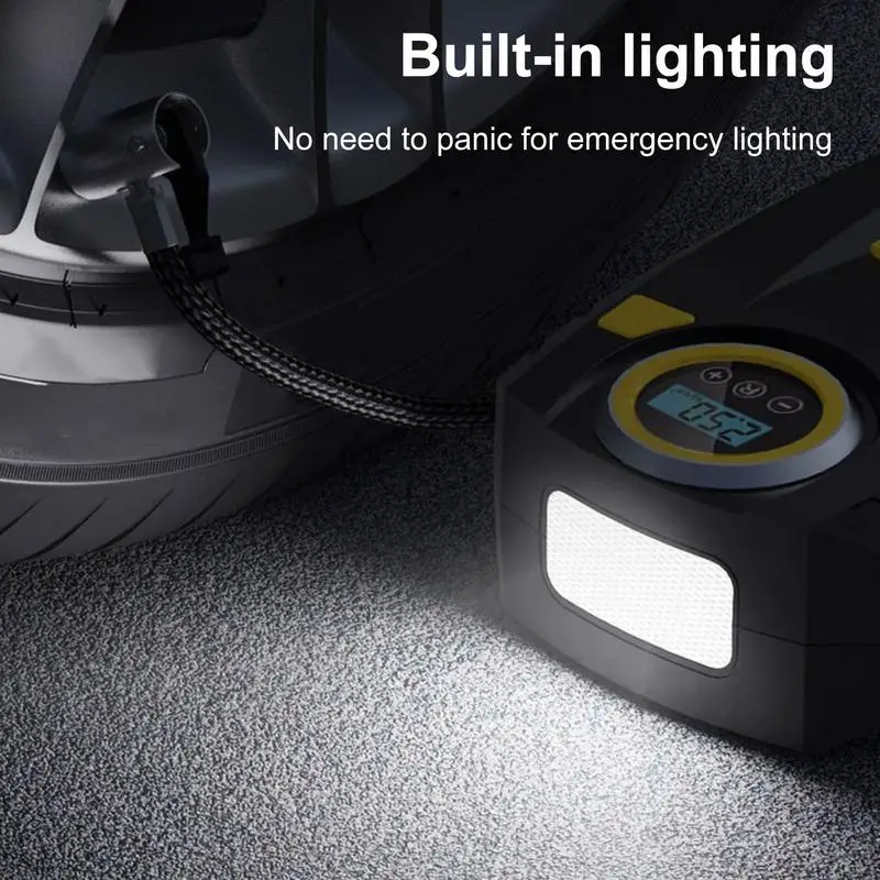 Portable Air Compressor Portable Air Pump For Car Tires 3 Gears Brightness Compact Multi-Function Accessories For Sports
Portable Air Compressor Portable Air Pump For Car Tires 3 Gears Brightness Compact Multi-Function Accessories For Sports