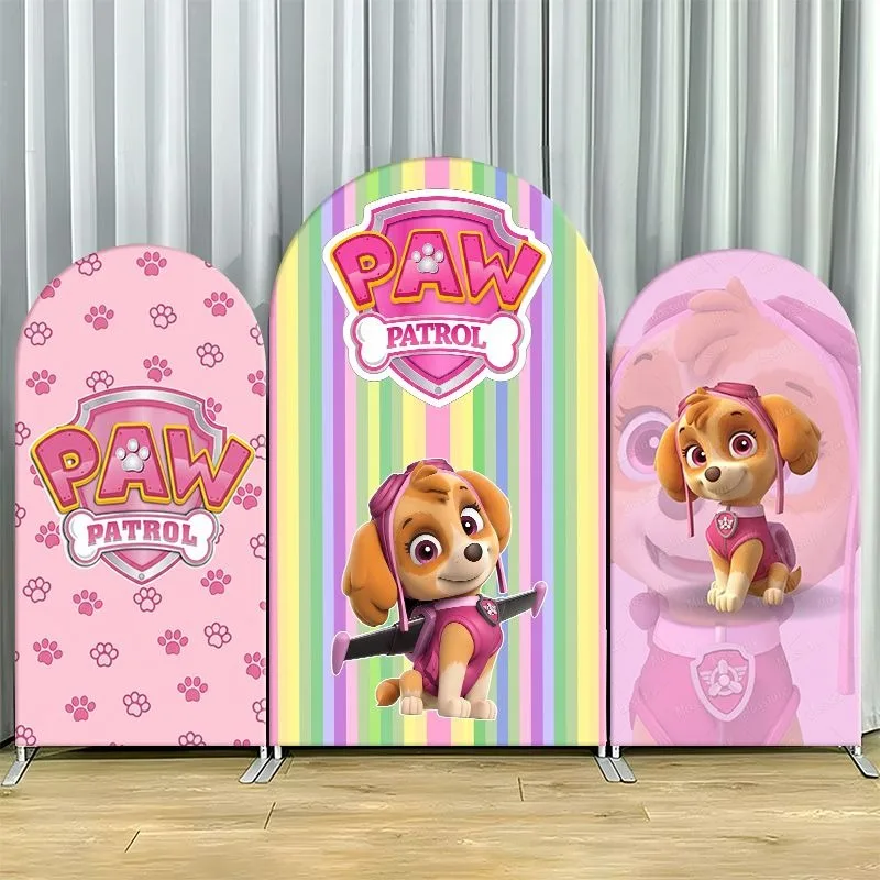 Paw Patrol Arch Backdrop Cover Premium Thick Fabric Custom Party Decoration Rainbow Stripe Character Pink Birthday Decor Event
Paw Patrol Arch Backdrop Cover Premium Thick Fabric Custom Party Decoration Rainbow Stripe Character Pink Birthday Decor Event
