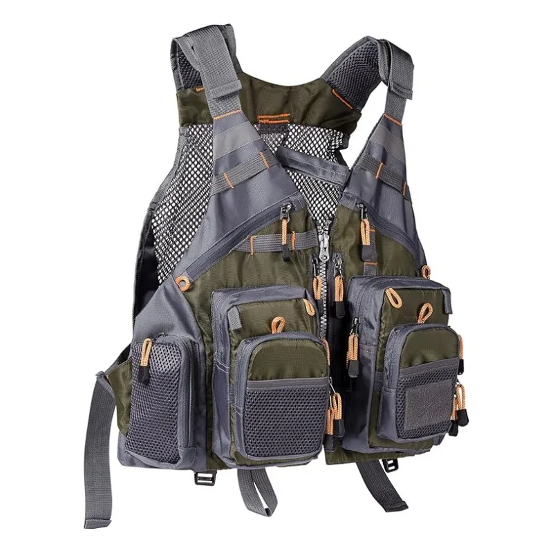 Large Capacity Fishing Vest Fly Fishing & Lure Vest, Fishing Jacket, Breathable Multi-Pocket Vest Backpack for Outdoor Adventur
Large Capacity Fishing Vest Fly Fishing & Lure Vest, Fishing Jacket, Breathable Multi-Pocket Vest Backpack for Outdoor Adventur