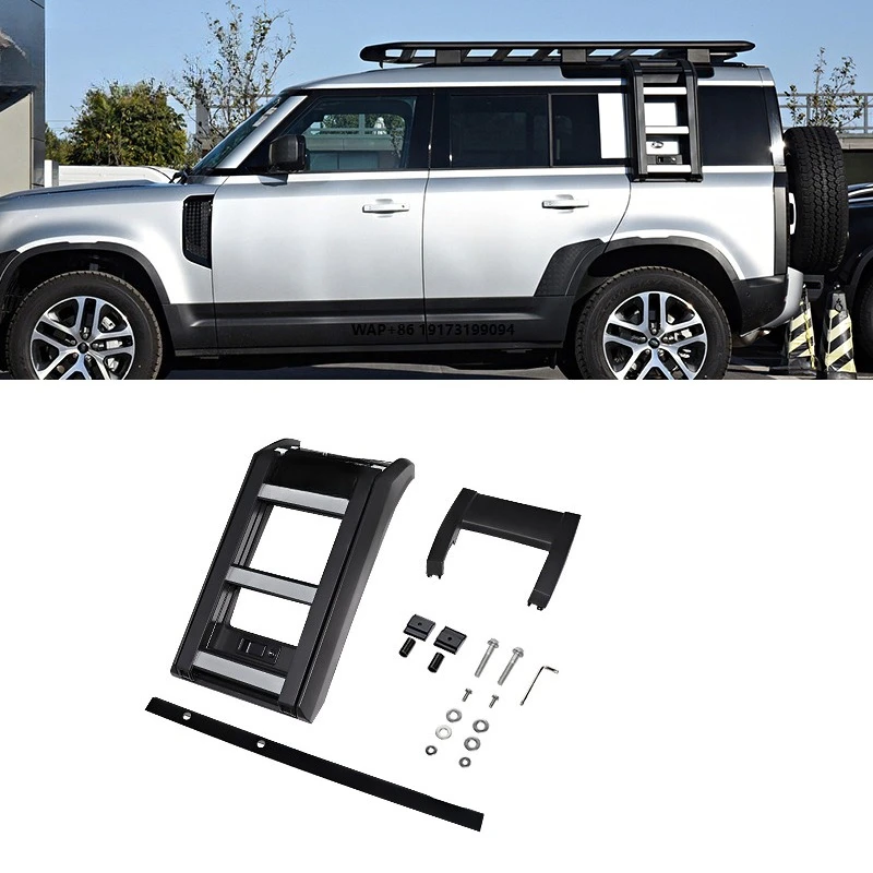 Aluminum Alloy Car Luggage Rack Side Ladder for Range Rover Defender 2020-2024 Roof Rack Ladder Auto Accessories
Aluminum Alloy Car Luggage Rack Side Ladder for Range Rover Defender 2020-2024 Roof Rack Ladder Auto Accessories