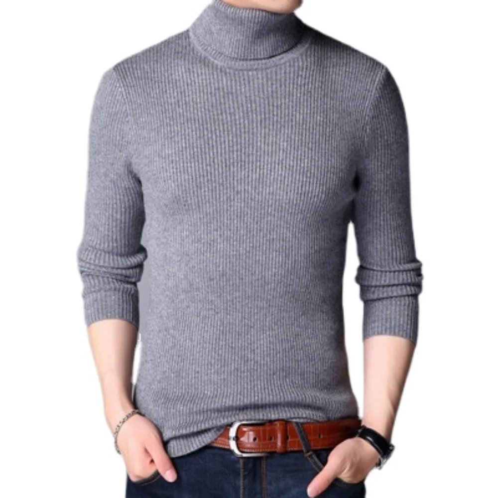 2022 Slim Solid Color Turtleneck Sweater Mens Winter Warm Knit Sweater Classic Casual Bottoming Shirt
2022 Slim Solid Color Turtleneck Sweater Mens Winter Warm Knit Sweater Classic Casual Bottoming Shirt