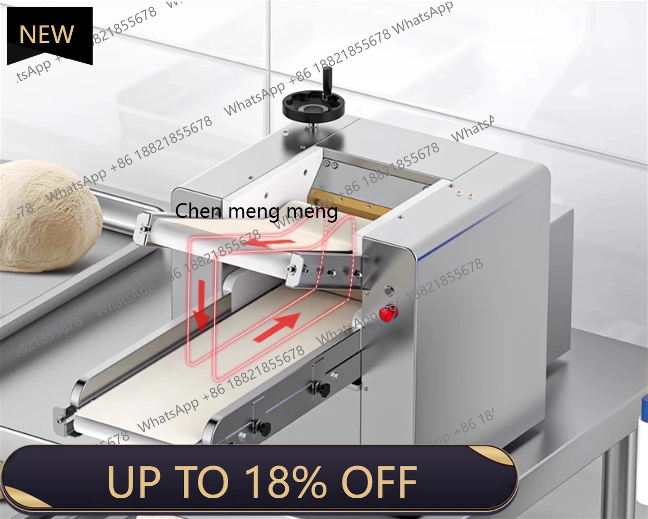 MF Knife-free Commercial Noodle Press Electric Large Noodle Machine Kneader Stainless Steel Automatic
MF Knife-free Commercial Noodle Press Electric Large Noodle Machine Kneader Stainless Steel Automatic