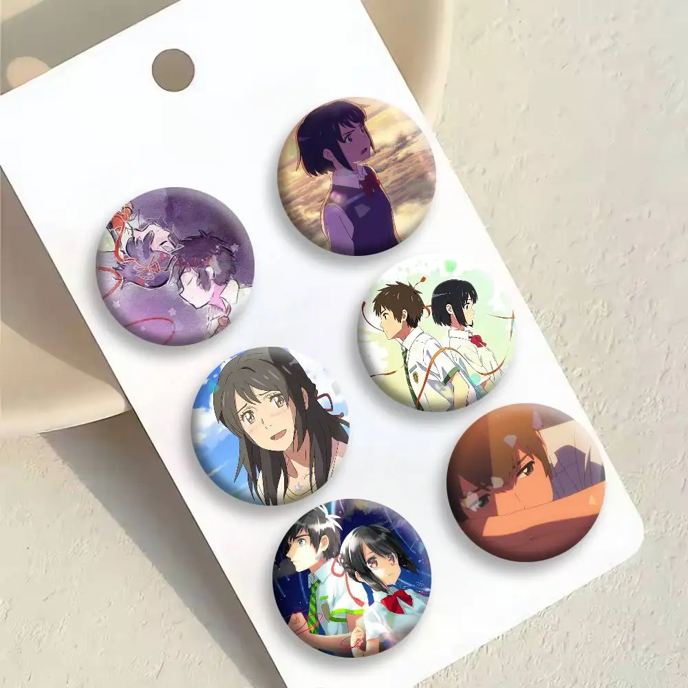 Anime Y-Your N-Name Brooches Cartoon Badge Pins Backpack Hat Accessories Friend Gift
Anime Y-Your N-Name Brooches Cartoon Badge Pins Backpack Hat Accessories Friend Gift