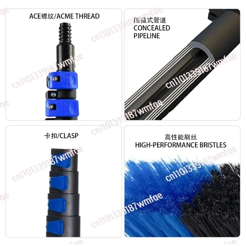 Professional Telescopic Pole for Window Cleaning Water Fed Brush High Reach Extendable Pole for Solar Panel Maintenance(1PCS)
Professional Telescopic Pole for Window Cleaning Water Fed Brush High Reach Extendable Pole for Solar Panel Maintenance(1PCS)