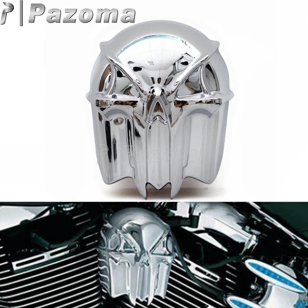 Chrome Skull Cowbell Horn Cover Motorcycle Accessories Horn Mask Guard For Harley Softail Touring Dyna Sportster 1992-2013
Chrome Skull Cowbell Horn Cover Motorcycle Accessories Horn Mask Guard For Harley Softail Touring Dyna Sportster 1992-2013