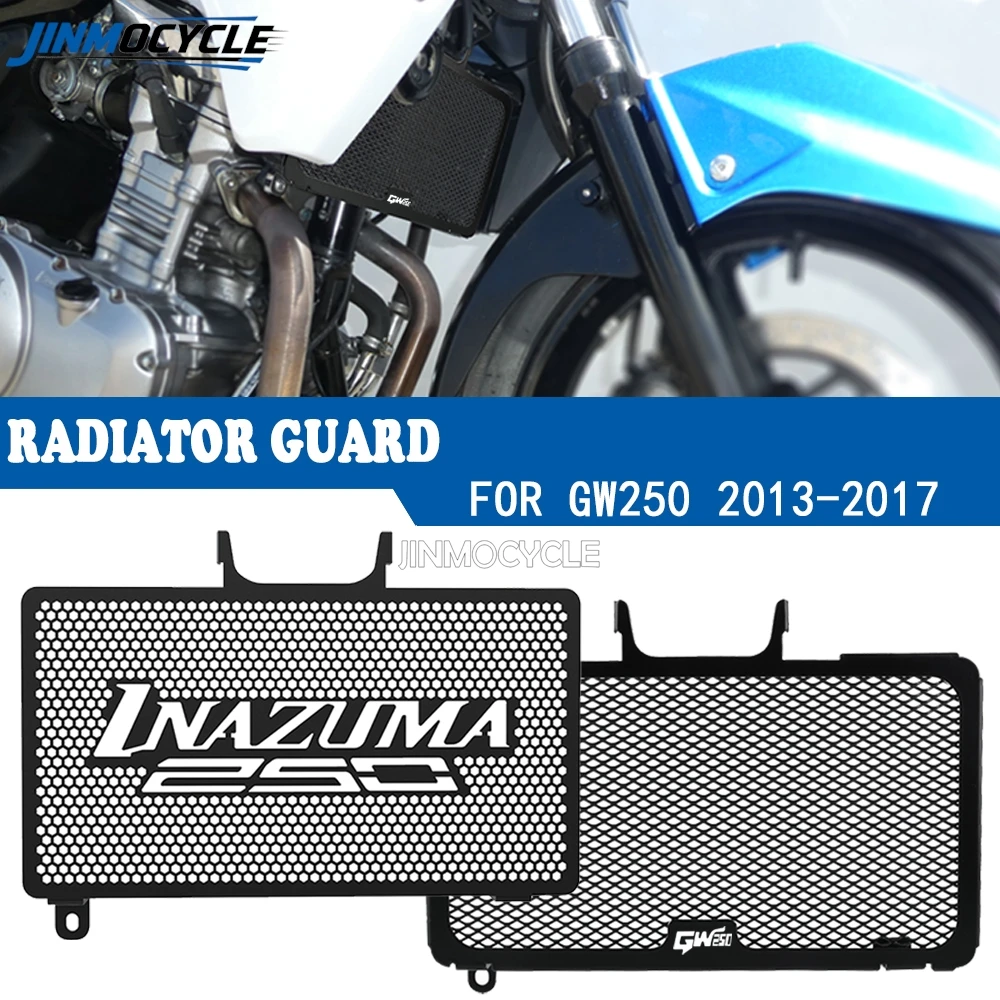 For SUZUKI GW250 Inazuma 250 GSR250 2013-2017 2016 2015 Inazuma250 INAZUMA JINMOCYCLE Radiator Guard Cover Oil Cooler Protection
For SUZUKI GW250 Inazuma 250 GSR250 2013-2017 2016 2015 Inazuma250 INAZUMA JINMOCYCLE Radiator Guard Cover Oil Cooler Protection