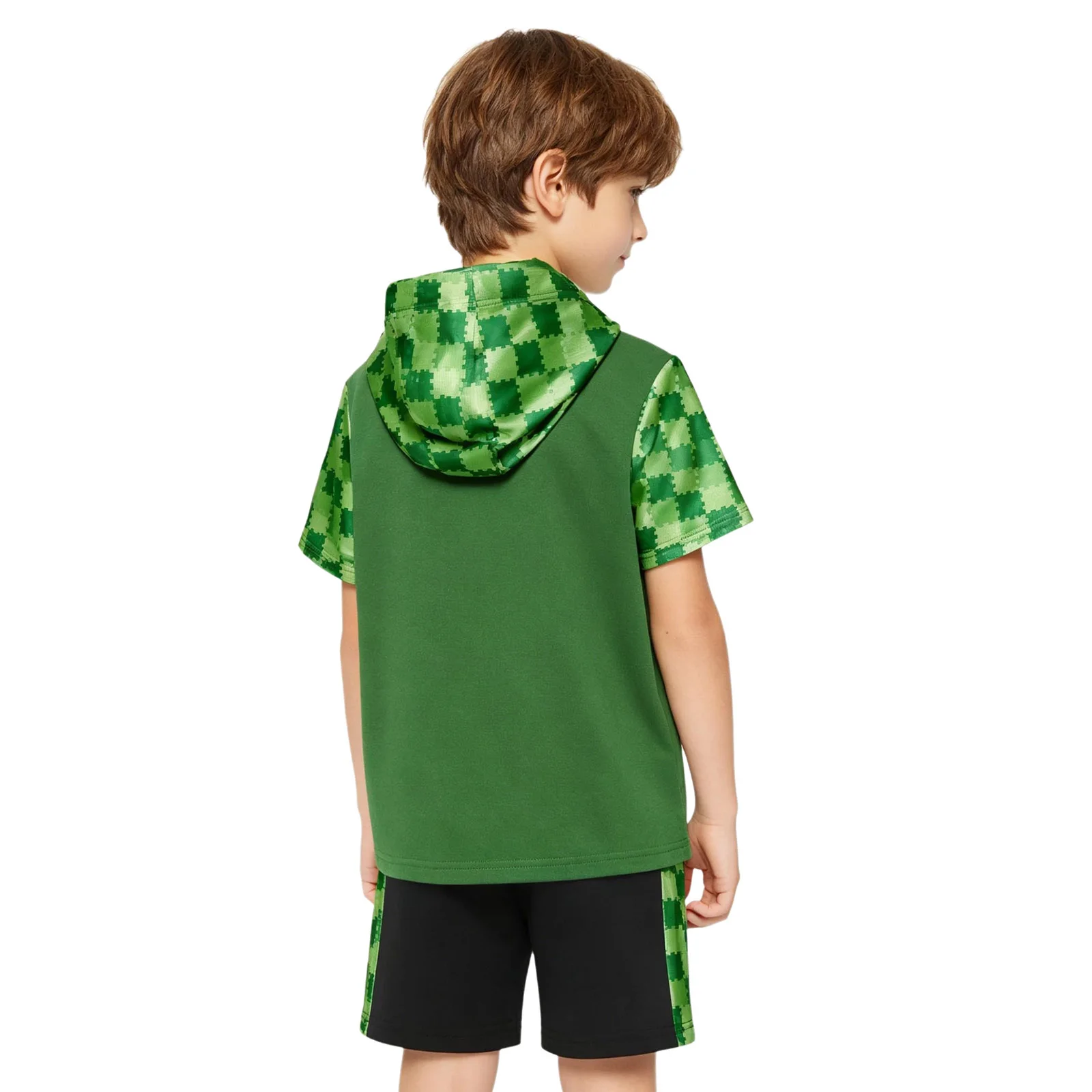 Kids Game Theme World Character Cosplay Outfit Plaid Pattern Short Sleeve Hoodie Top+Shorts Set Halloween Theme Activity Clothes
Kids Game Theme World Character Cosplay Outfit Plaid Pattern Short Sleeve Hoodie Top+Shorts Set Halloween Theme Activity Clothes