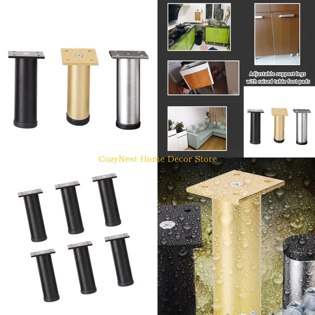 92MF 6lots Aluminum Alloys Adjustable Furniture Feet Modern Styles Bed Leg Elevator For Stable Height Adjustment
92MF 6lots Aluminum Alloys Adjustable Furniture Feet Modern Styles Bed Leg Elevator For Stable Height Adjustment
