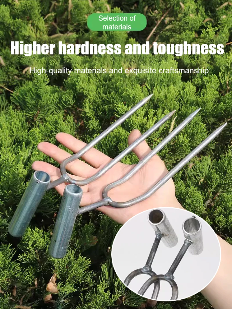 Handheld Adjustable Gardening Two Teeth Fork Stainless steel multifunction Gardening Spade Fork
Handheld Adjustable Gardening Two Teeth Fork Stainless steel multifunction Gardening Spade Fork