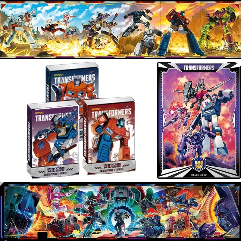 Genuine brand new KAYOU Transformers Card Energy Critical Collection Card Animation Cartoon Game Collection Card Peripheral Toy
Genuine brand new KAYOU Transformers Card Energy Critical Collection Card Animation Cartoon Game Collection Card Peripheral Toy