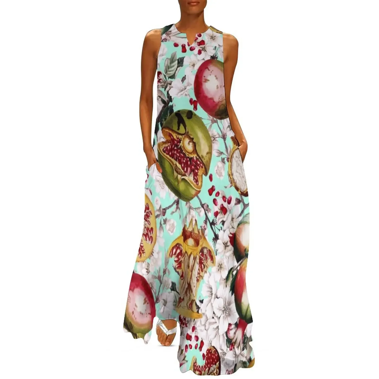 Pomegranate Garden II Long Dress summer dress womens 2025 dresses with long sleeves Dress
Pomegranate Garden II Long Dress summer dress womens 2025 dresses with long sleeves Dress
