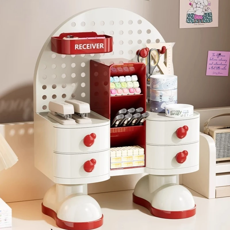 Настольный ящик для хранения с отверстиями, настольный органайзер с ящиками, стеллаж для хранения канцелярских принадлежностей, держатель для ручек, офисный учебный стол, полка для хранения
Настольный ящик для хранения с отверстиями, настольный органайзер с ящиками, стеллаж для хранения канцелярских принадлежностей, держатель для ручек, офисный учебный стол, полка для хранения