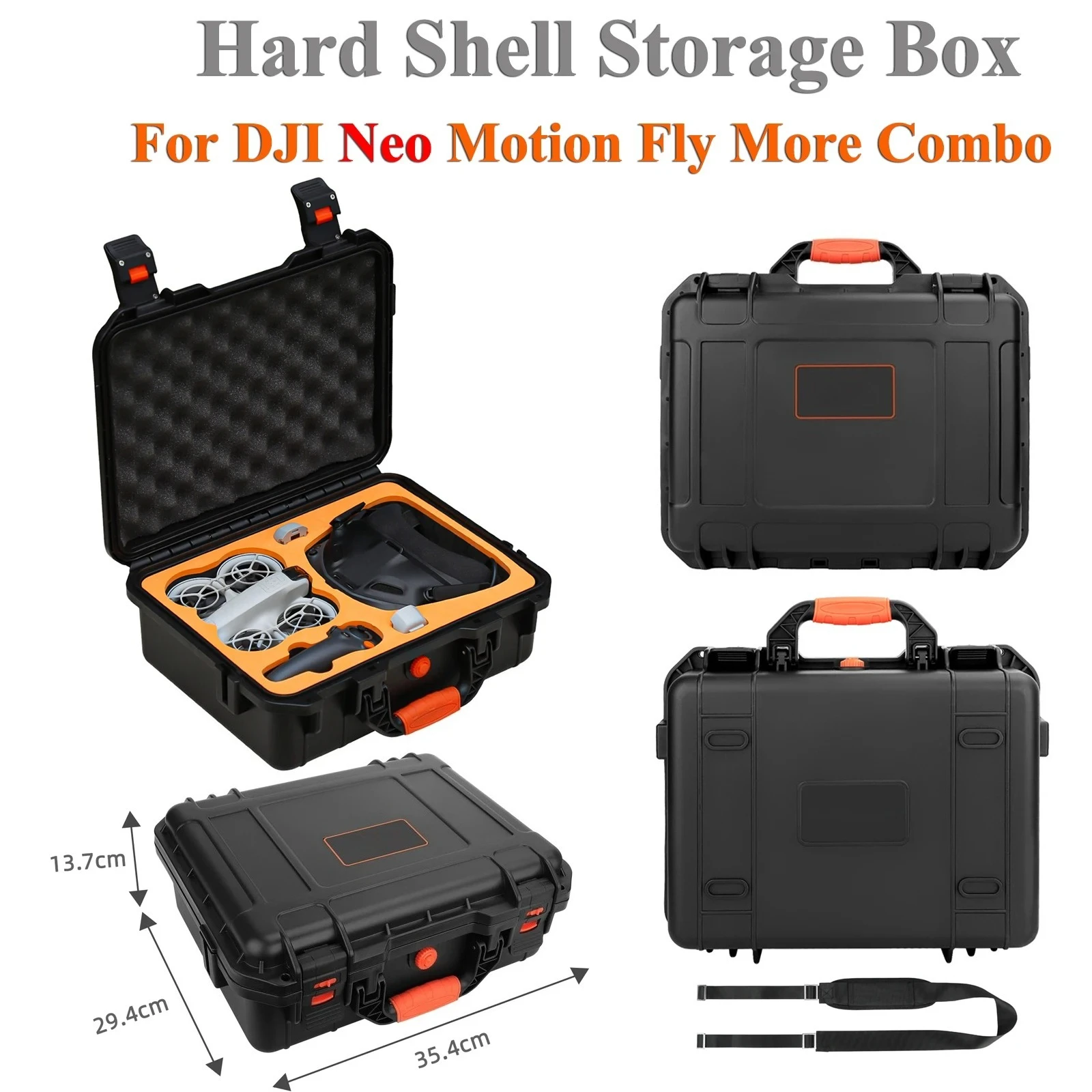 Hard Shell Storage Box For DJI Neo Motion Fly More Combo Safety Carrying Case Waterproof Explosion-proof Bag EVA
Hard Shell Storage Box For DJI Neo Motion Fly More Combo Safety Carrying Case Waterproof Explosion-proof Bag EVA