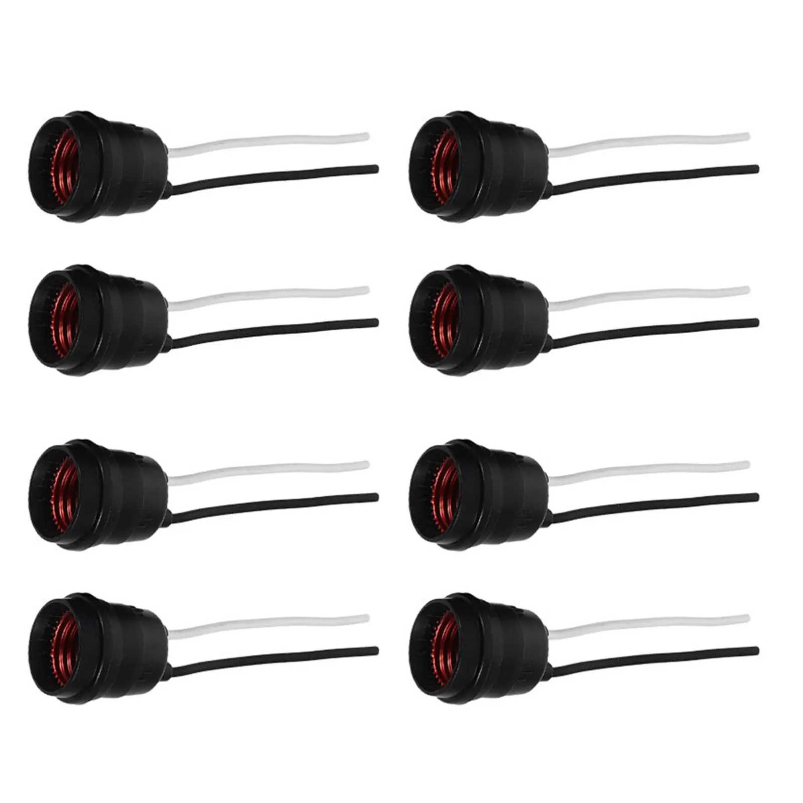 8Pcs Waterproof Black E27 Lamp Holder Socket Screw-in Light Bulb Socket Outdoor Weatherproof Garden Patio Bathroom Kitchen
8Pcs Waterproof Black E27 Lamp Holder Socket Screw-in Light Bulb Socket Outdoor Weatherproof Garden Patio Bathroom Kitchen