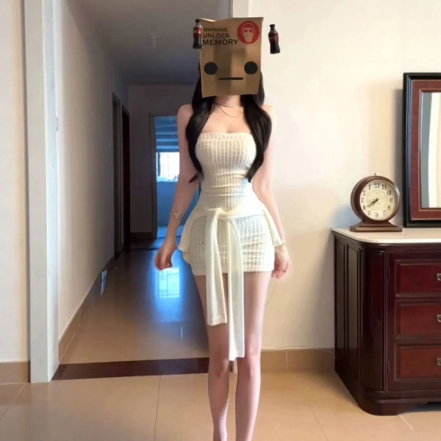 Уникальный комплект из двух предметов Pure Desire Sexy Sle, облегающая юбка с открытым кардиганом и бретельками, зимняя коллекция Dr
Уникальный комплект из двух предметов Pure Desire Sexy Sle, облегающая юбка с открытым кардиганом и бретельками, зимняя коллекция Dr