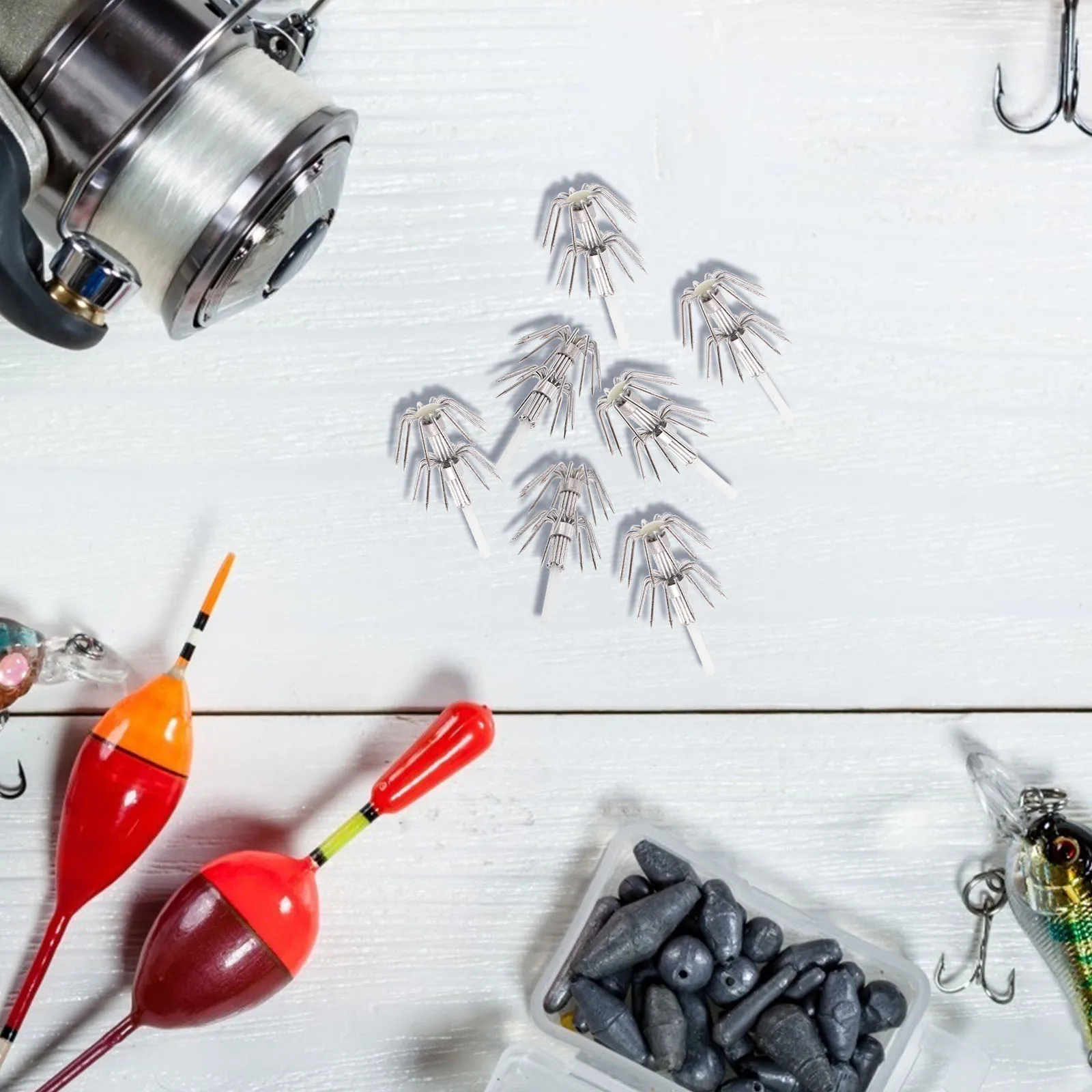 7pcs Octopus Hook Stainless Steel Fishing Luminous Octopus Hook Hooks Small Size Moderate Weight Carp Catfish
7pcs Octopus Hook Stainless Steel Fishing Luminous Octopus Hook Hooks Small Size Moderate Weight Carp Catfish