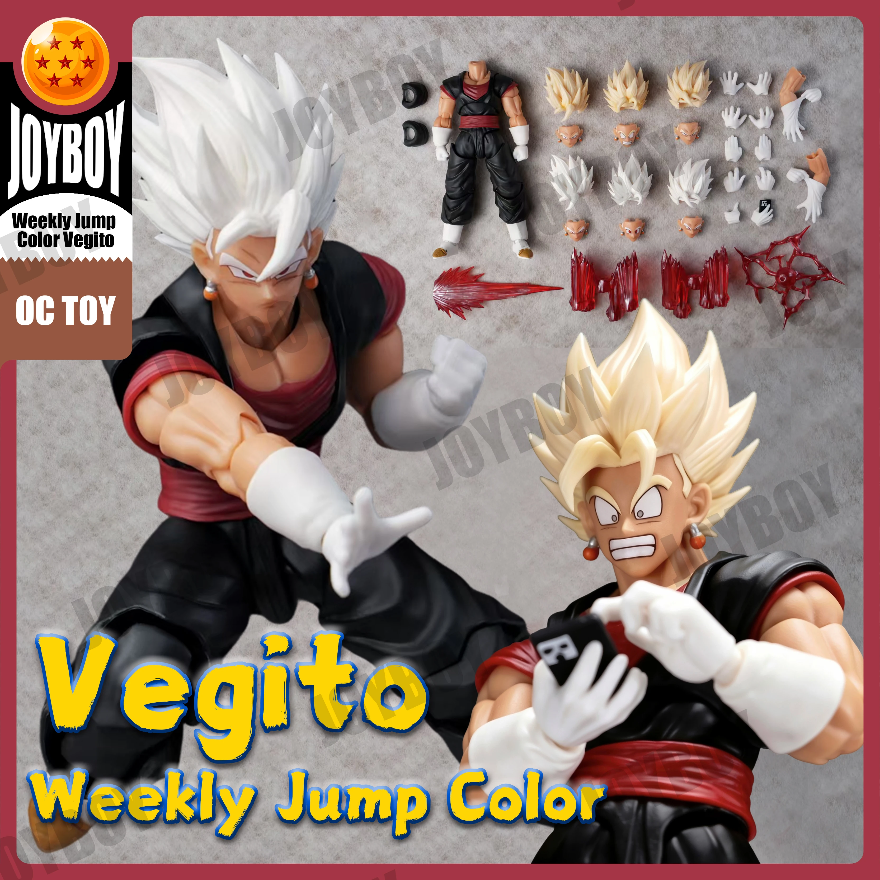 YGmw Studio OCtoys Vegito Weekly Jump Color Vegito Action Figure Dragon Ball Super Saiyan Vegetto Figure DBZ Collectible Model
YGmw Studio OCtoys Vegito Weekly Jump Color Vegito Action Figure Dragon Ball Super Saiyan Vegetto Figure DBZ Collectible Model