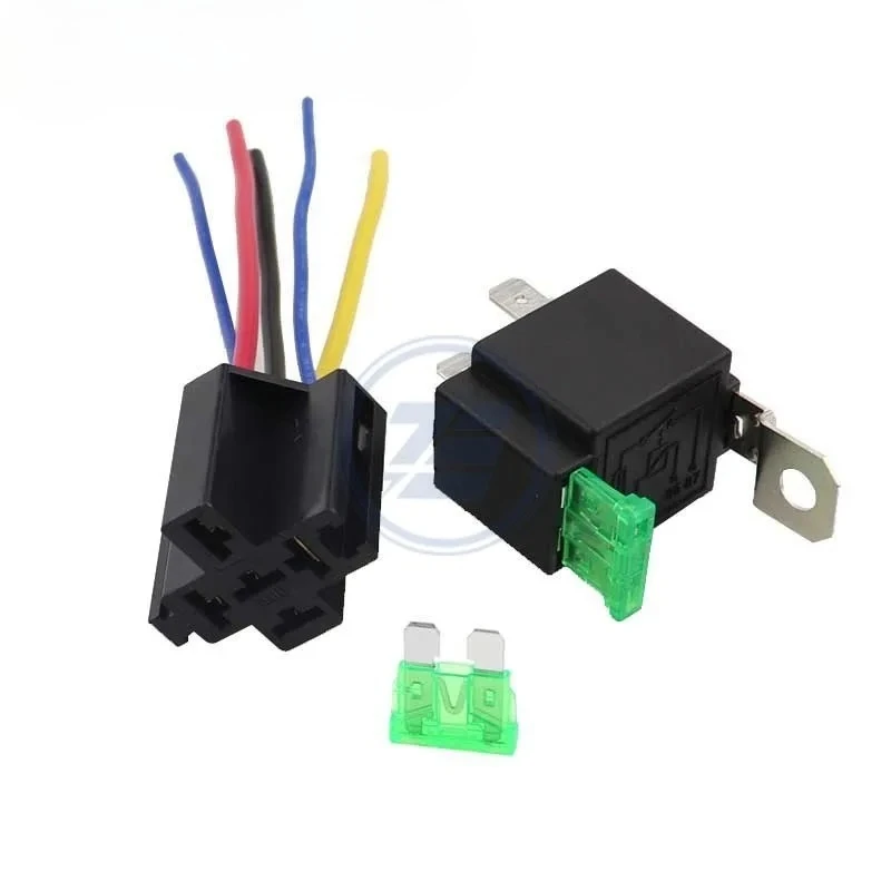 6Pcs of JD1912 waterproof automotive relays, 112V/24V 30A, RY28 normally open contact, 5-pin, with universal socket and fuse
6Pcs of JD1912 waterproof automotive relays, 112V/24V 30A, RY28 normally open contact, 5-pin, with universal socket and fuse
