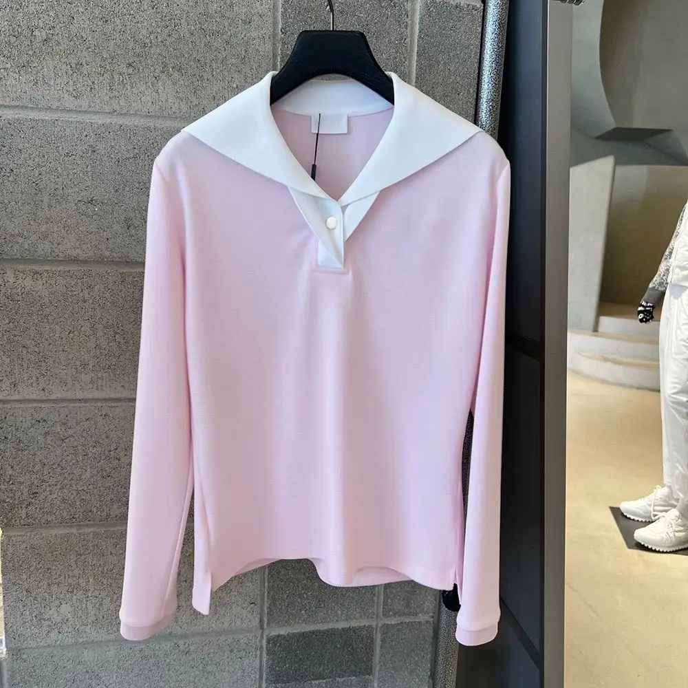 Women's Golf Apparel: Long-Sleeve Color-Blocked Fashionable Versatile Collared T-Shirt Quick-Dry Breathable Athletic Golf Shirt
Women's Golf Apparel: Long-Sleeve Color-Blocked Fashionable Versatile Collared T-Shirt Quick-Dry Breathable Athletic Golf Shirt