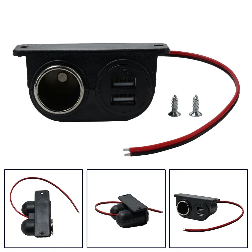 12V Car Lighter Dual USB Power Outlet Socket Plug Adapter Electronics USB Charger 5V 3.1A Adapter Accessories Fis ATV RV Motor
12V Car Lighter Dual USB Power Outlet Socket Plug Adapter Electronics USB Charger 5V 3.1A Adapter Accessories Fis ATV RV Motor