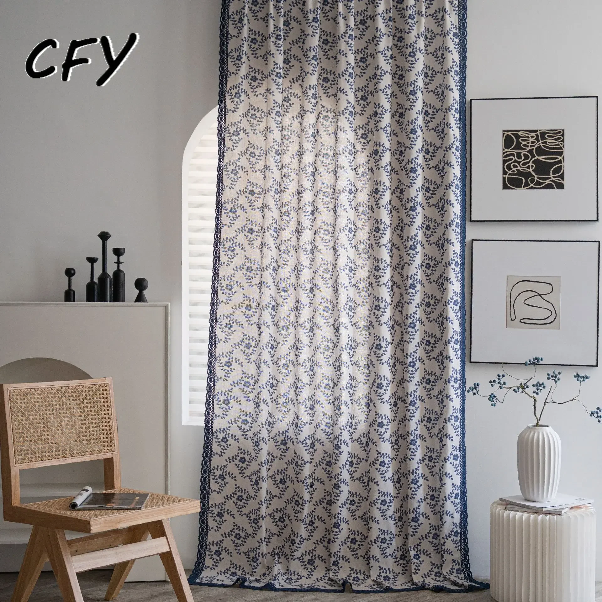 Cotton Linen Blue Plum Prints Curtain Thick with Tassels Curtains for Living Room Kitchen Valance for The Luxury Living Room
Cotton Linen Blue Plum Prints Curtain Thick with Tassels Curtains for Living Room Kitchen Valance for The Luxury Living Room