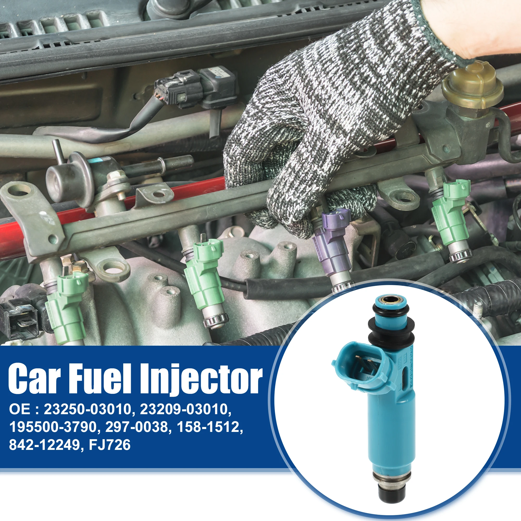 UXCELL 4pcs 23209-03010 Car Fuel Injector Nozzle for Toyota Camry Solara 2.2L 1999-2001
UXCELL 4pcs 23209-03010 Car Fuel Injector Nozzle for Toyota Camry Solara 2.2L 1999-2001