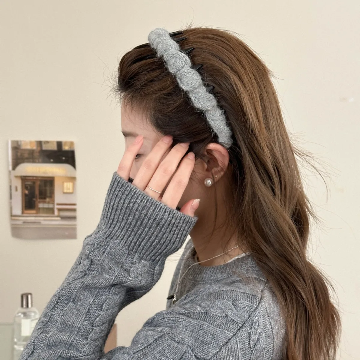 Braided Knit Headband Crown Lifting Korean Style Soft Stretchy for Face Wash Hair Washing Home Non Pull Acrylic Free
Braided Knit Headband Crown Lifting Korean Style Soft Stretchy for Face Wash Hair Washing Home Non Pull Acrylic Free