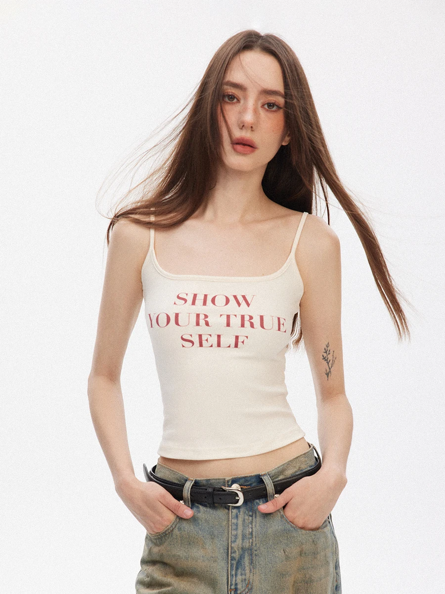 Segi Original Design Svel Strap Vest Women's Print Top Inner Wear Cotton Polyester Blend ort Length Summer Faion
Segi Original Design Svel Strap Vest Women's Print Top Inner Wear Cotton Polyester Blend ort Length Summer Faion