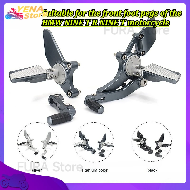 Suitable for the front foot pegs of the BMW NINE T R NINE T motorcycle, for the modification of foot pegs with foot spikes.
Suitable for the front foot pegs of the BMW NINE T R NINE T motorcycle, for the modification of foot pegs with foot spikes.