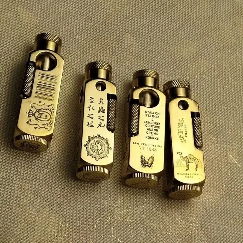2025 Luxury Heavy-duty Trench Shaped Brass Lighter with Laser Carved Hexagonal Patterns, Personalized Retro Creative Lighter
2025 Luxury Heavy-duty Trench Shaped Brass Lighter with Laser Carved Hexagonal Patterns, Personalized Retro Creative Lighter