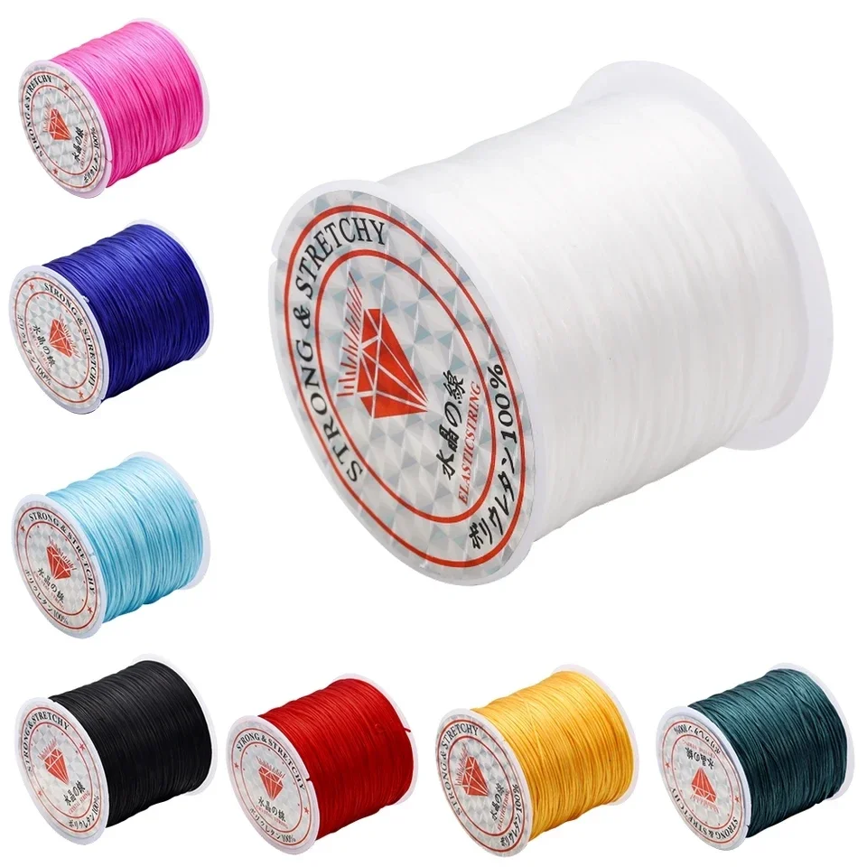 Strong Elastic Crystal Beading Cord for Bracelets Stretch Thread String Necklace DIY Jewelry Making Cords Line Hair extension
Strong Elastic Crystal Beading Cord for Bracelets Stretch Thread String Necklace DIY Jewelry Making Cords Line Hair extension