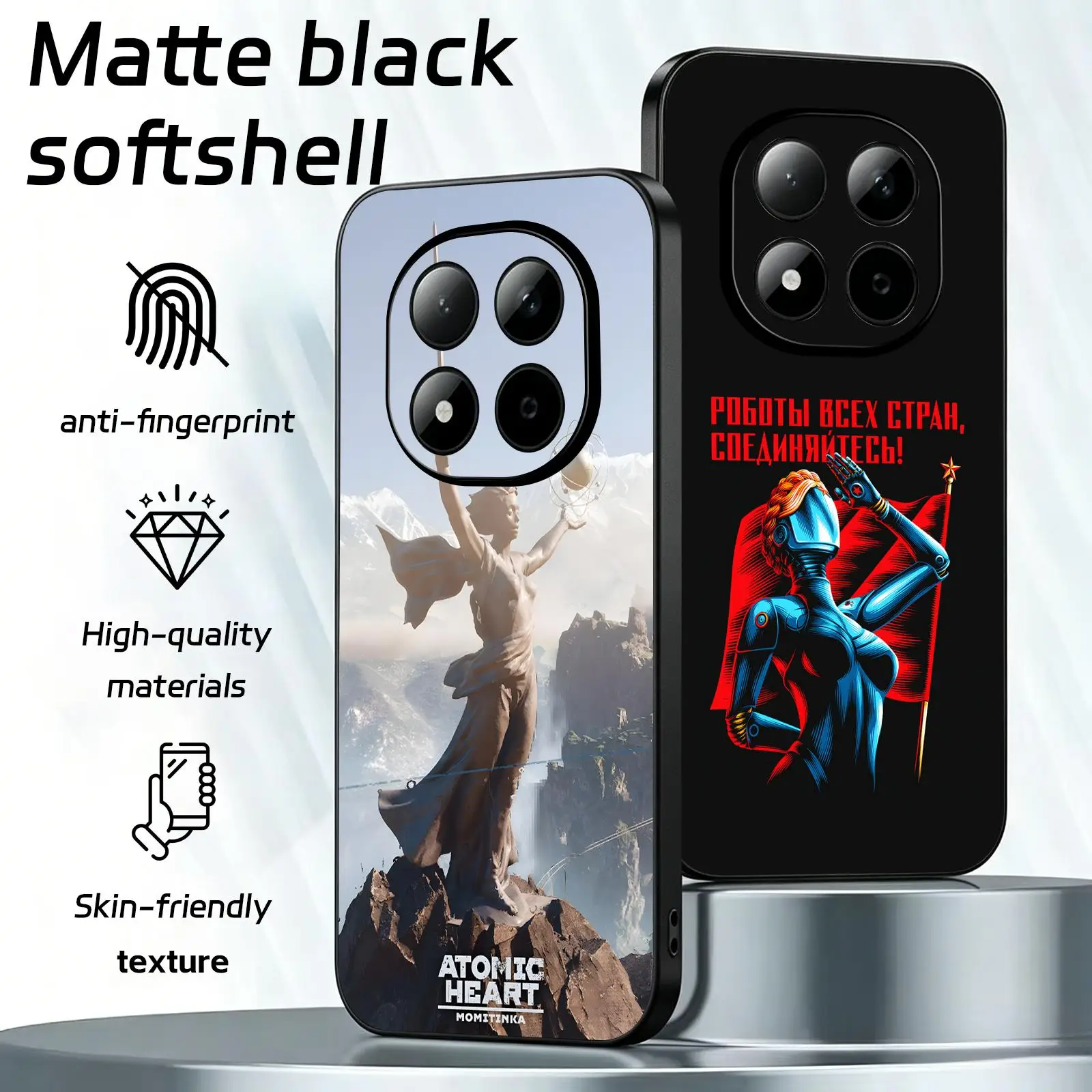 HOT GAME Atomic Heart Phone Case For Redmi Note15 14 13 12 11Pro Plus 5G 14C A3 Soft Black Phone Cover
HOT GAME Atomic Heart Phone Case For Redmi Note15 14 13 12 11Pro Plus 5G 14C A3 Soft Black Phone Cover