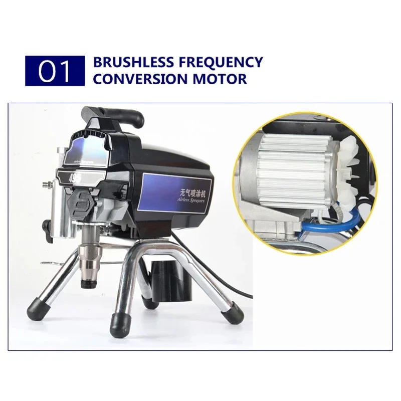3L Professional 3000W High Pressure Intelligent Wall Airless Sprayer Spray Latex Paint Smart Spraying Machine Painting Tools 
3L Professional 3000W High Pressure Intelligent Wall Airless Sprayer Spray Latex Paint Smart Spraying Machine Painting Tools