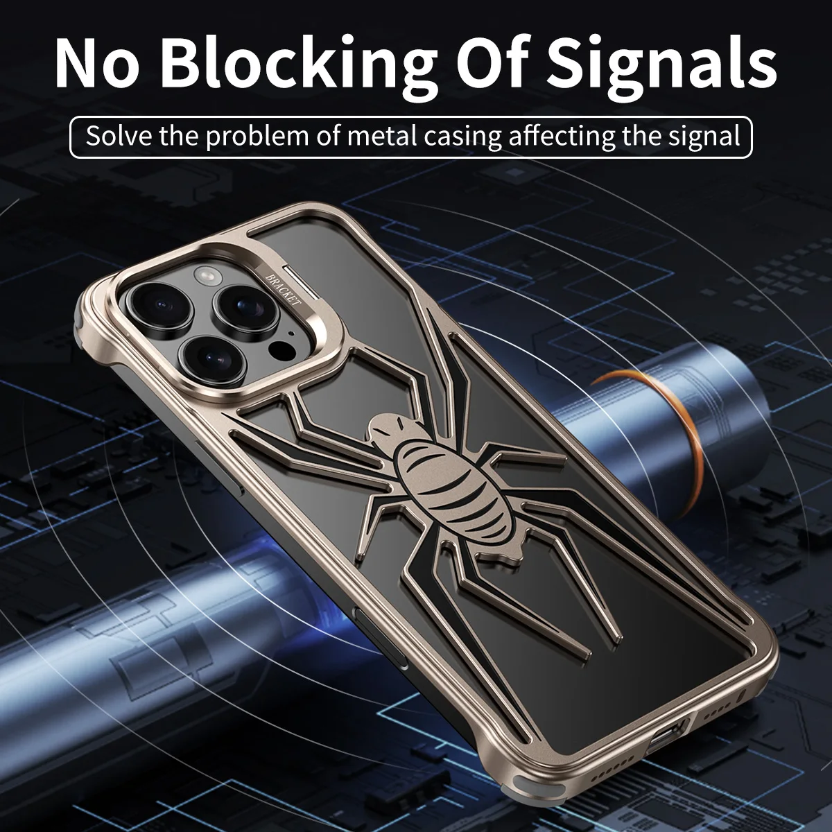 Aviation Aluminum Alloy Frameless Phone Case For iPhone 15 14 13 Pro Max Lens Holder Metal Heat Dissipation Shockproof Cover
Aviation Aluminum Alloy Frameless Phone Case For iPhone 15 14 13 Pro Max Lens Holder Metal Heat Dissipation Shockproof Cover