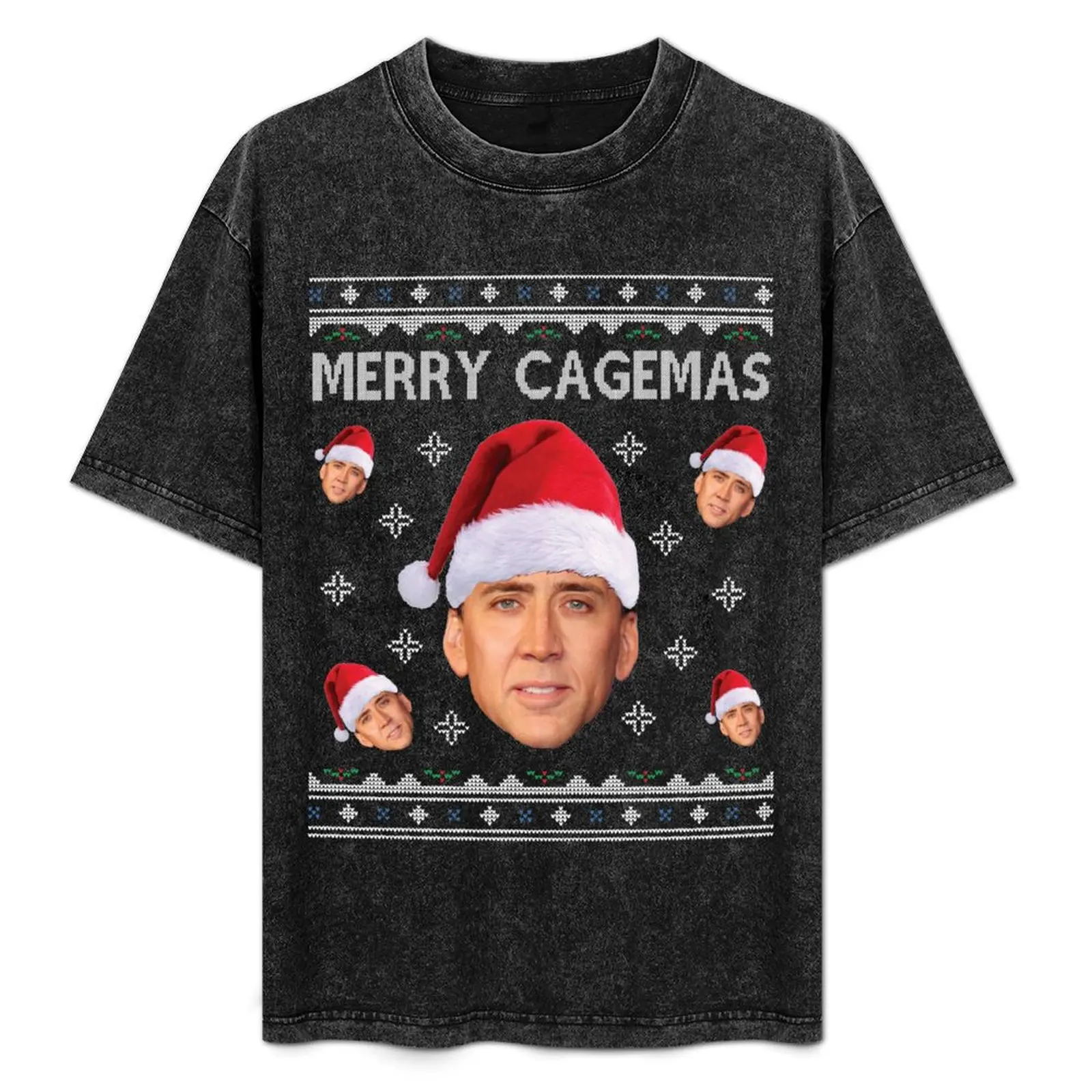 Merry Cagemas Christmas Nicolas Cage Knit T-Shirt Lightweight Running Sports T-Shirt
Merry Cagemas Christmas Nicolas Cage Knit T-Shirt Lightweight Running Sports T-Shirt