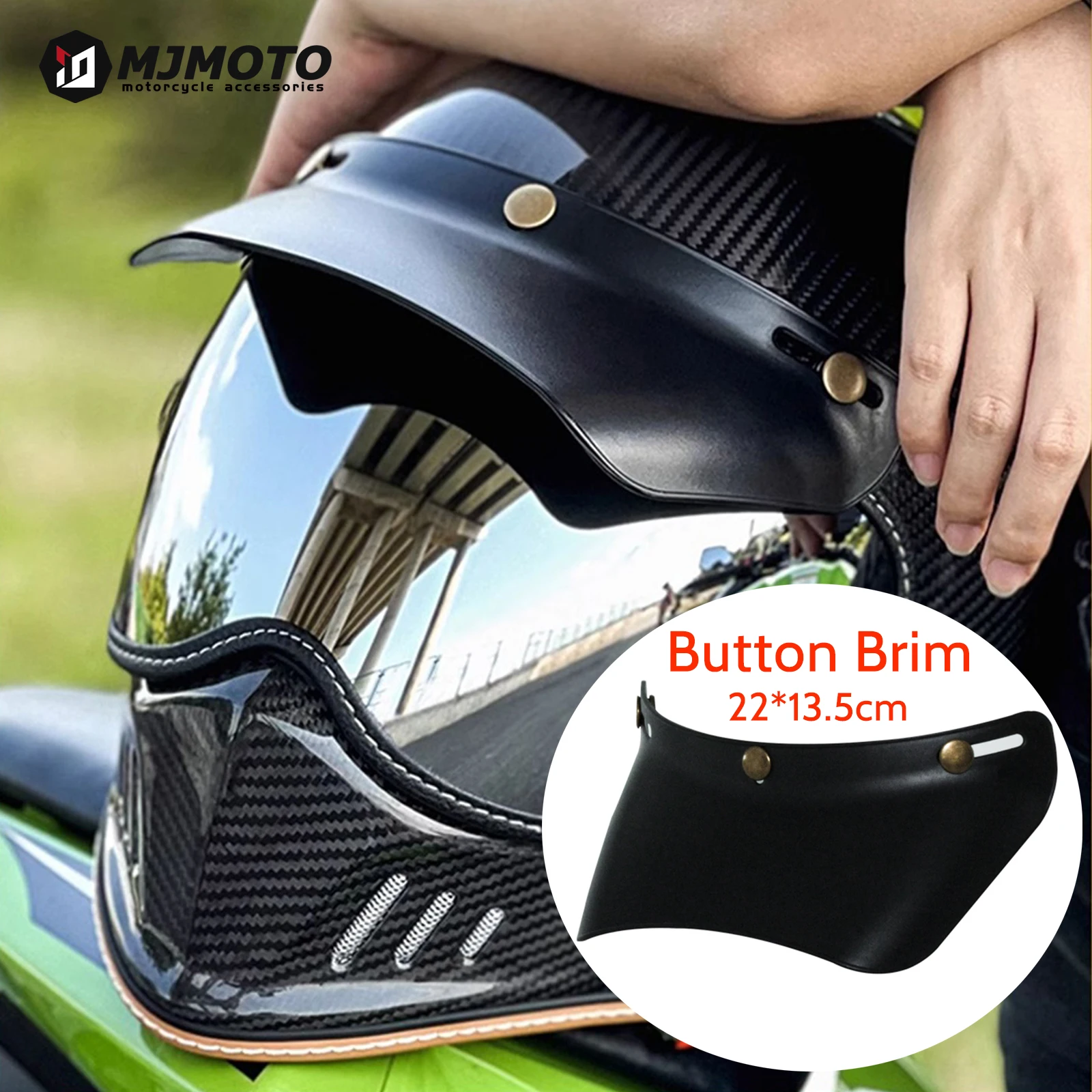 Ретро анфас мотоциклетный шлем с пуговицами, козырек на шлеме с 3-мя кнопками, винтажный аксессуар для ветрового щитка для мотоцикла
Ретро анфас мотоциклетный шлем с пуговицами, козырек на шлеме с 3-мя кнопками, винтажный аксессуар для ветрового щитка для мотоцикла