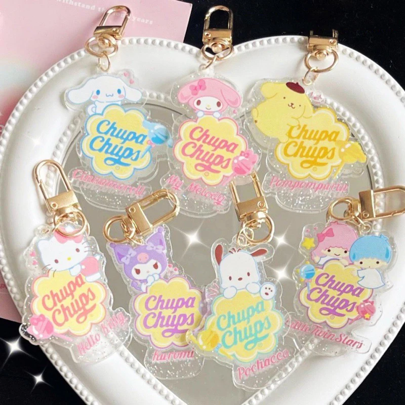 Kawaii Sanrio Keychain Kuromi Cinnamoroll Anime Cute Student Schoolbag Handbag Pendant Decoration Accessories Toys for Girls
Kawaii Sanrio Keychain Kuromi Cinnamoroll Anime Cute Student Schoolbag Handbag Pendant Decoration Accessories Toys for Girls
