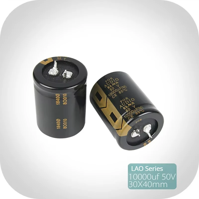 2 шт./5 шт. ELNA 50V10000uF 30X40 мм Snap-in Fever Audio серии LAO для аудиофильтра электролитический конденсатор
2 шт./5 шт. ELNA 50V10000uF 30X40 мм Snap-in Fever Audio серии LAO для аудиофильтра электролитический конденсатор